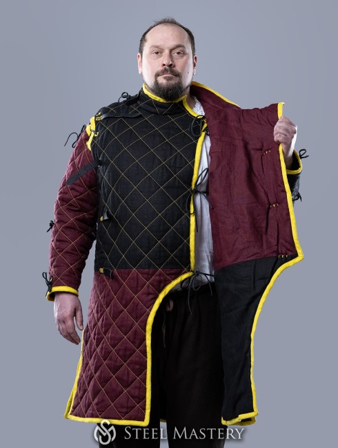 HEMA style gambeson with diamond stitching Gambeson