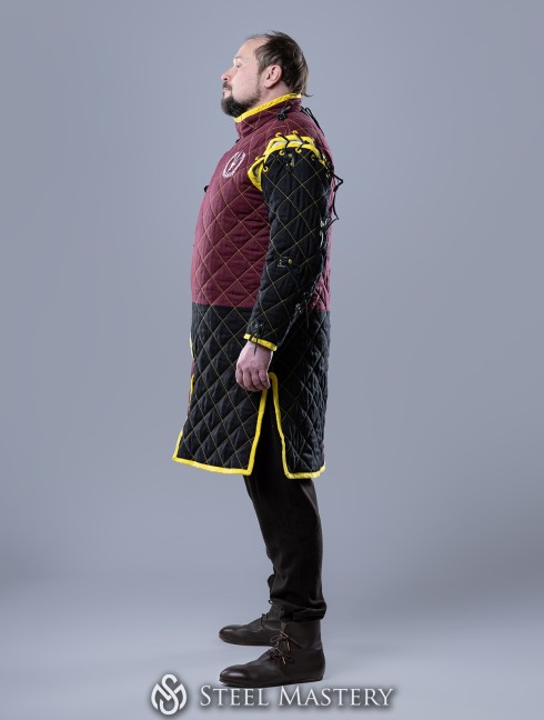 HEMA style gambeson with diamond stitching Gambeson