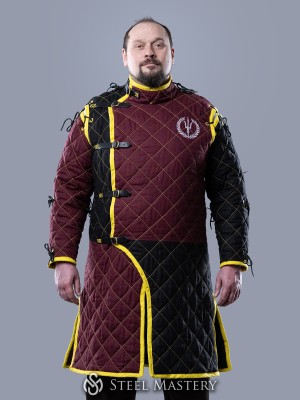 HEMA style gambeson with diamond stitching Gambeson