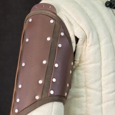 BROWN LEATHER PROTECTION OF UPPER PART OF ARM  image-1