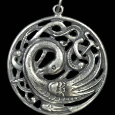 Stork newborn necklace image-1