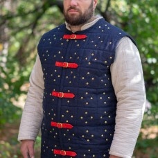 Fake brigandine – gambeson with rivets image-1