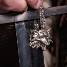 Wolf-head Witcher's pendant  image-1