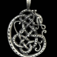 Norse Sea-Serpent Pendant image-1