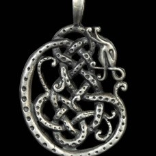 Norse Sea-Serpent Pendant image-1