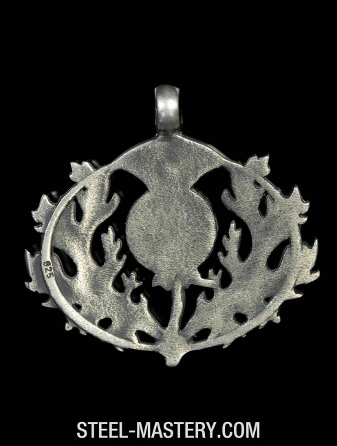 Scottish thistle necklace Pendants