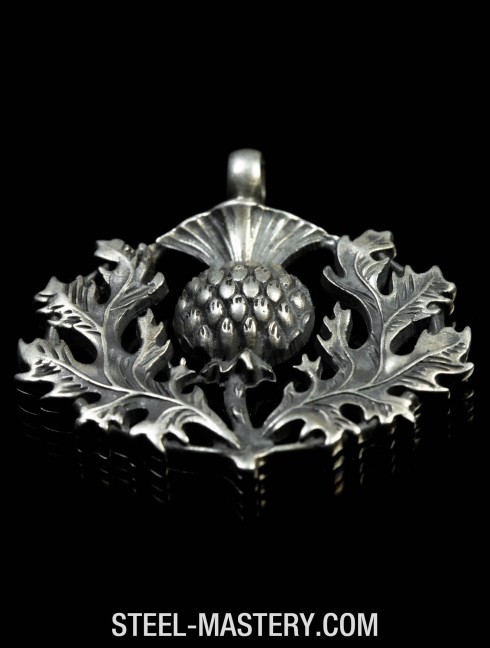 Scottish thistle necklace Pendants