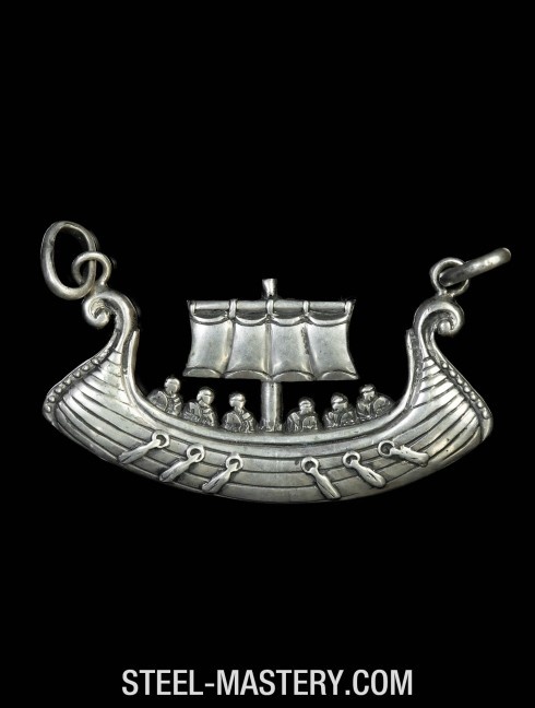 Viking ship pendant Abbigliamento da vichingo