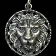African wild lion medallion image-1