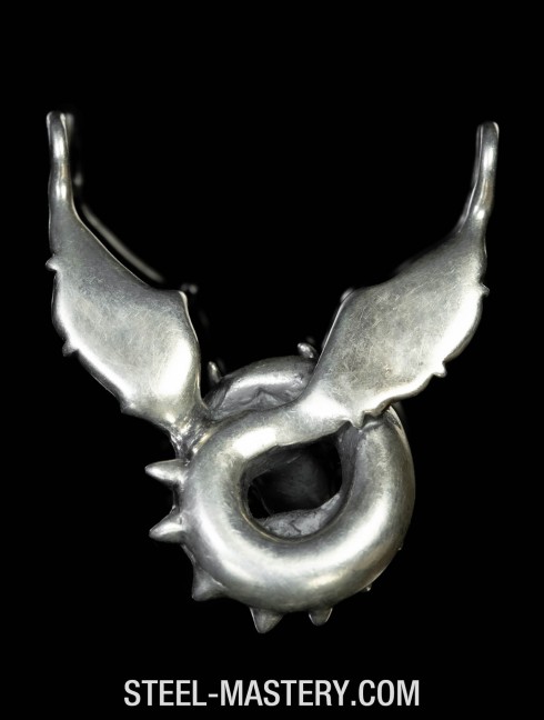 Sterling silver wyvern dragon pendant Pendants