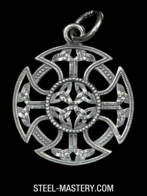 Irish Cross Knot  Pendants