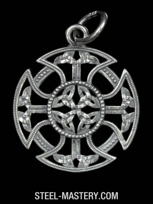 Irish Cross Knot  Pendants