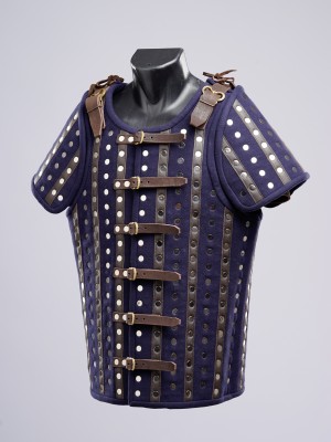 Brigandine spaulders of plates 7x7 cm (2,8x2,8 in) Brigandine arms' protection