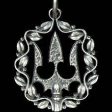 Poseidon trident necklace image-1