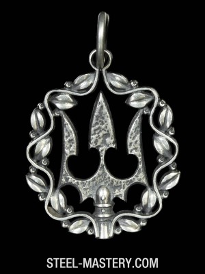 Poseidon trident necklace Pendants