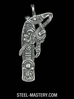 Viking raven pendant
