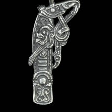 Viking raven pendant image-1