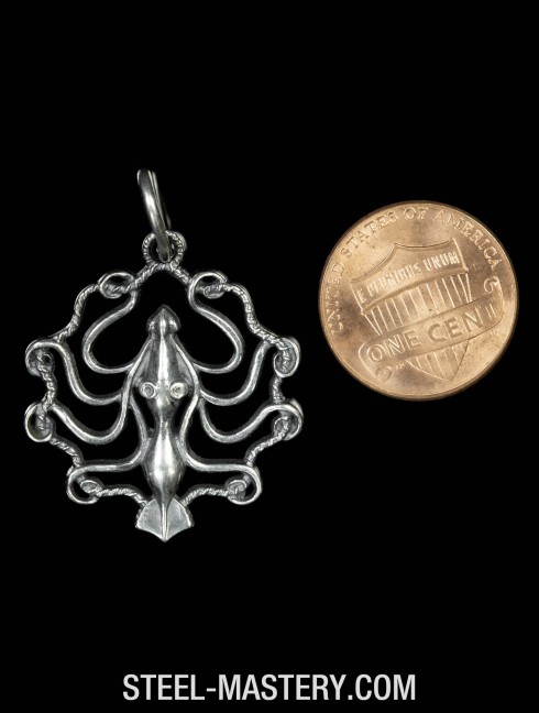 Squid jewelry Pendants
