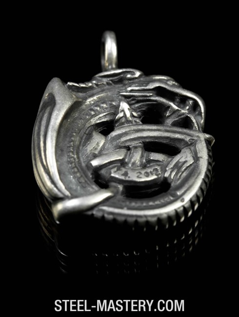 Viking dragon Ouroboros style Pendants