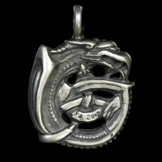 Viking dragon Ouroboros style image-1