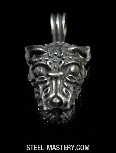 Wolf head necklace pendant  Pendants