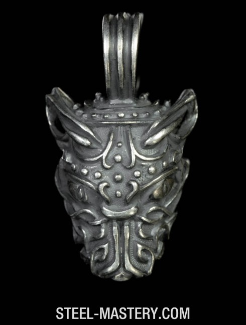 Wolf head necklace pendant  Pendants