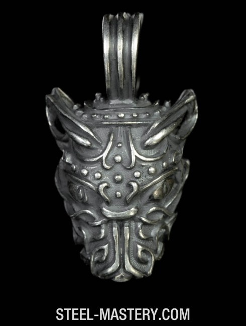 Wolf head necklace pendant  Pendants