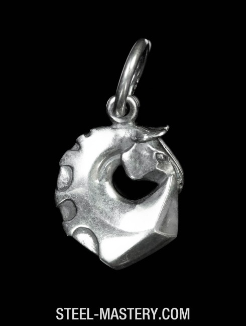 Ouroboros style badge Pendants