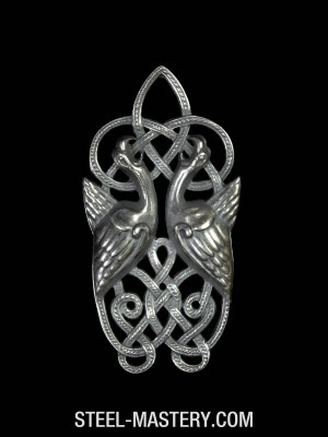 Byzantine eagle pendant for necklace