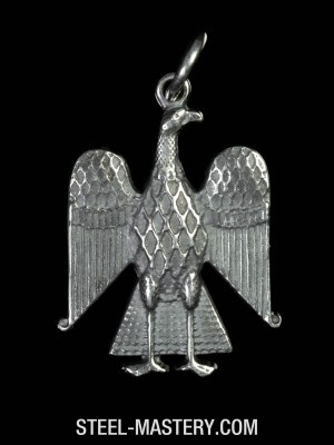 Byzantine eagle pendant for necklace