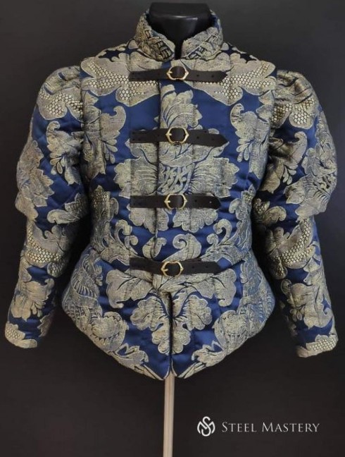 Jacquard Renaissance quilted doublet Armatura imbottita