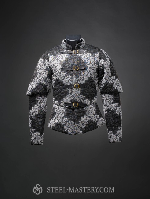 Jacquard Renaissance quilted doublet Armatura imbottita