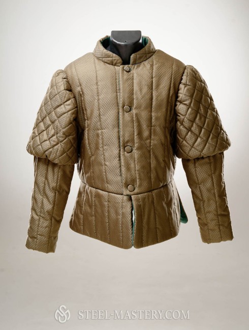 Jacquard Renaissance quilted doublet Padded armour