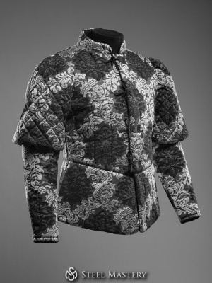 Jacquard Renaissance quilted doublet Padded armour