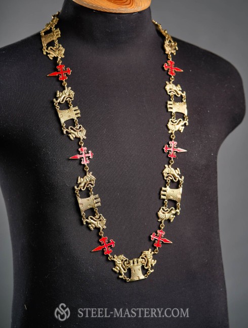 Spanish Knight's Heraldic chain (collar) Accessori