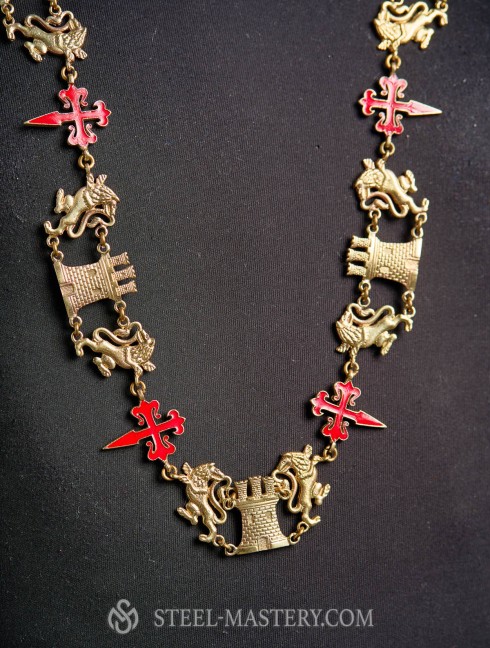 Spanish Knight's Heraldic chain (collar) Accessori