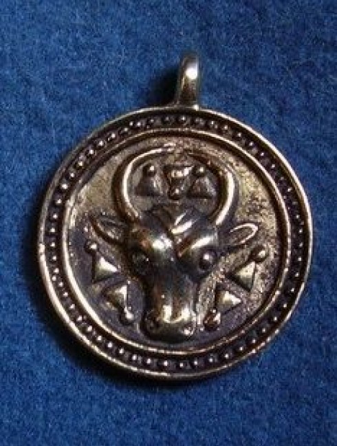 Solar pendant with a Cow (10-11 century) Accessories