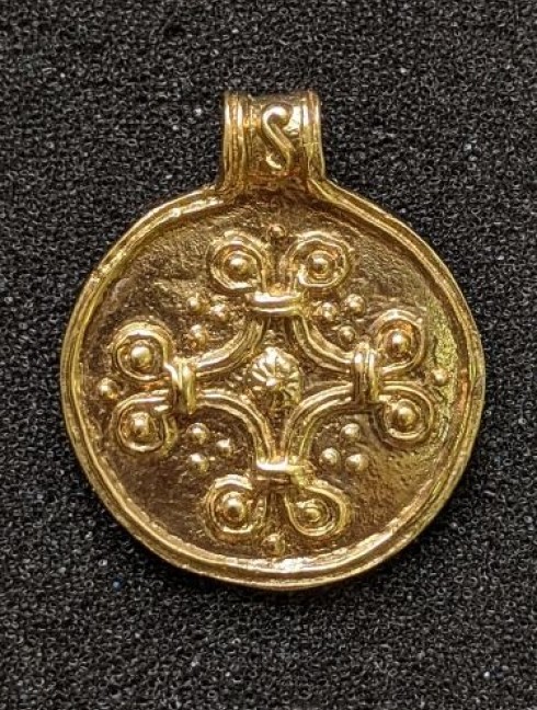 Solar pendant from Lutsk area, slavic Accessories