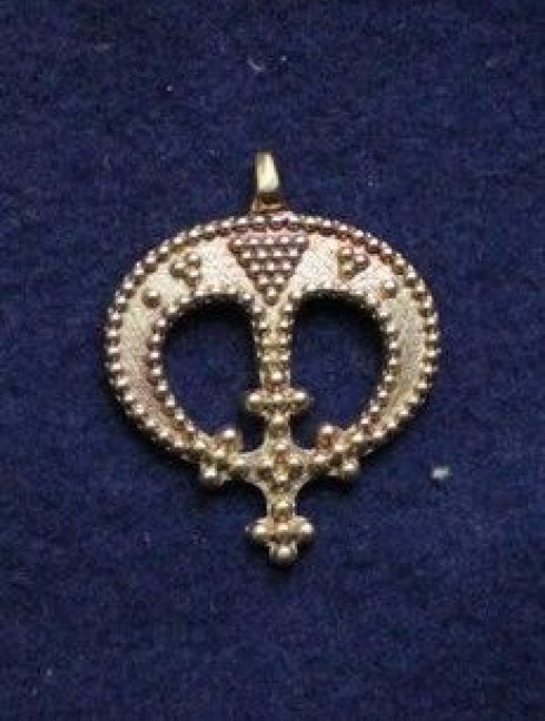 The Moon Amulete. From Kiev historical Museum, 12-13th century 