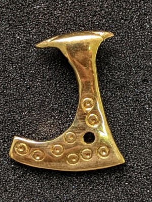 Axe pendant warrior's amulet. North slavs (10-11th cc) Accessories