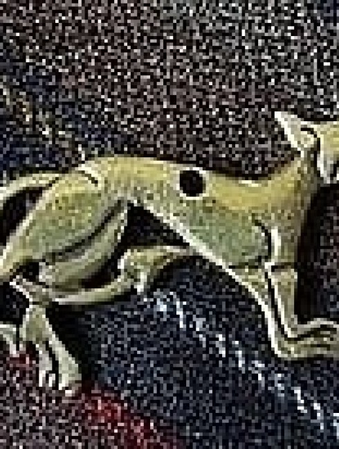 Celtic dog pendant 