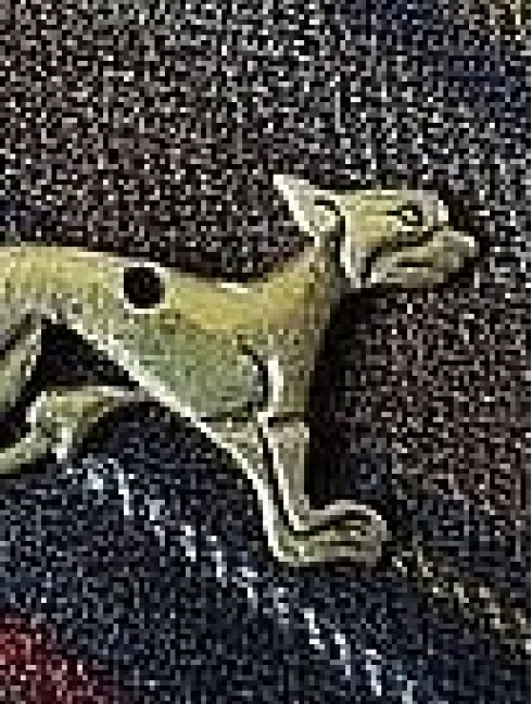 Celtic dog pendant 