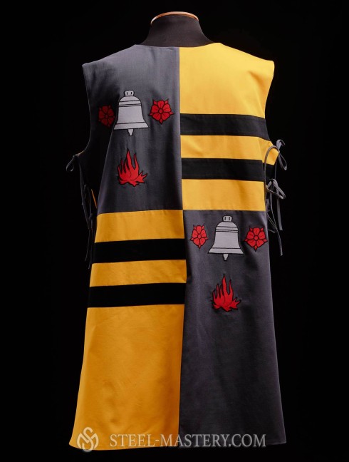 QUARTER COLORED TABARD WITH A BELL Tabards