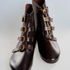 High boots with buckles, 15th century image-1