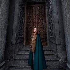 Medieval robe with detachable hood  image-1
