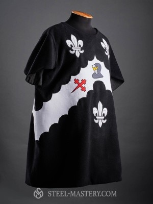 Black tabard with  Waffenröcke