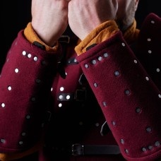LARP brigandine bracers (EVA foam) image-1