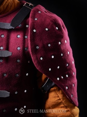 LARP brigandine spaulders (EVA foam)