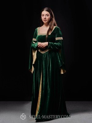 Royal medieval dress