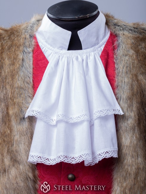 Royal king outfit with fur Men's fantasy costumes